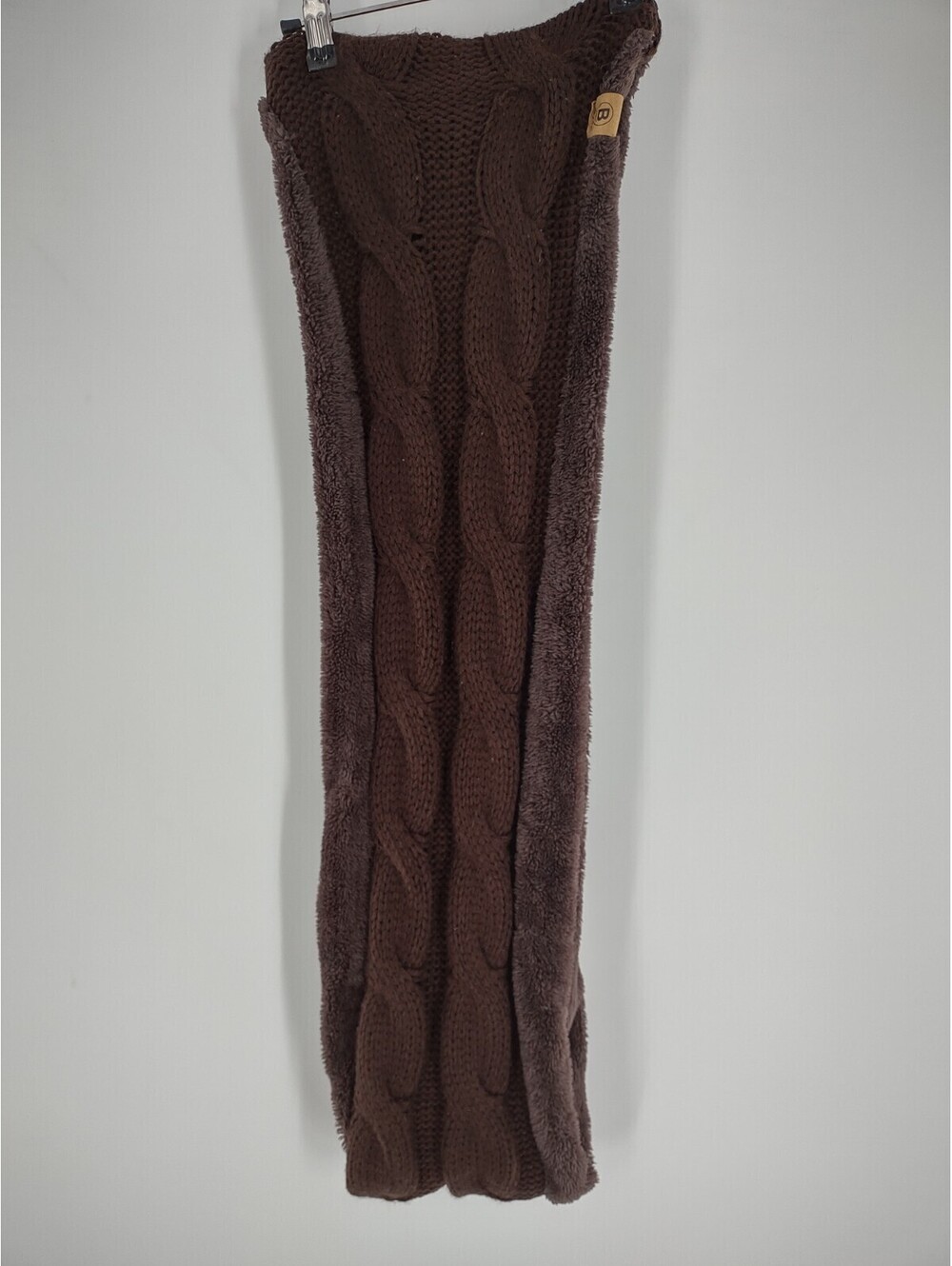 Basico  Simple Wear Infinity Scarf Brown 077